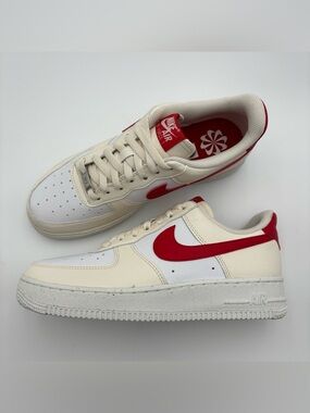 Women's Nike Air Force 1 '07 Next Nature University Red shoes size 8.5